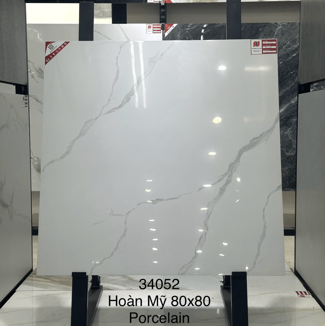 GẠCH PORCELAIN HOÀN MỸ 80×80 MÃ 34052 BÓNG - Daisan Store