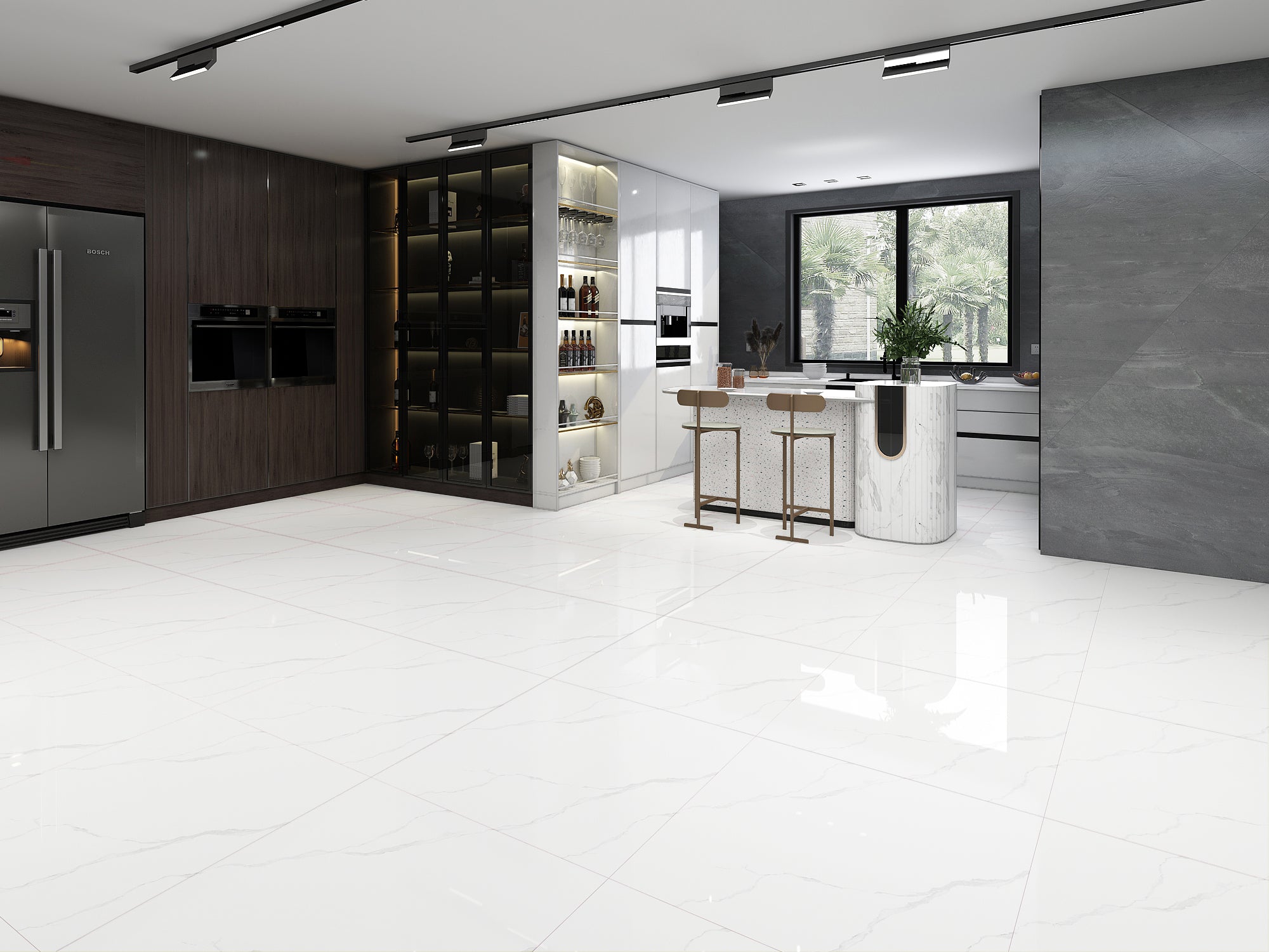 GẠCH PORCELAIN HOÀN MỸ 80×80 MÃ 34052 BÓNG - Daisan Store