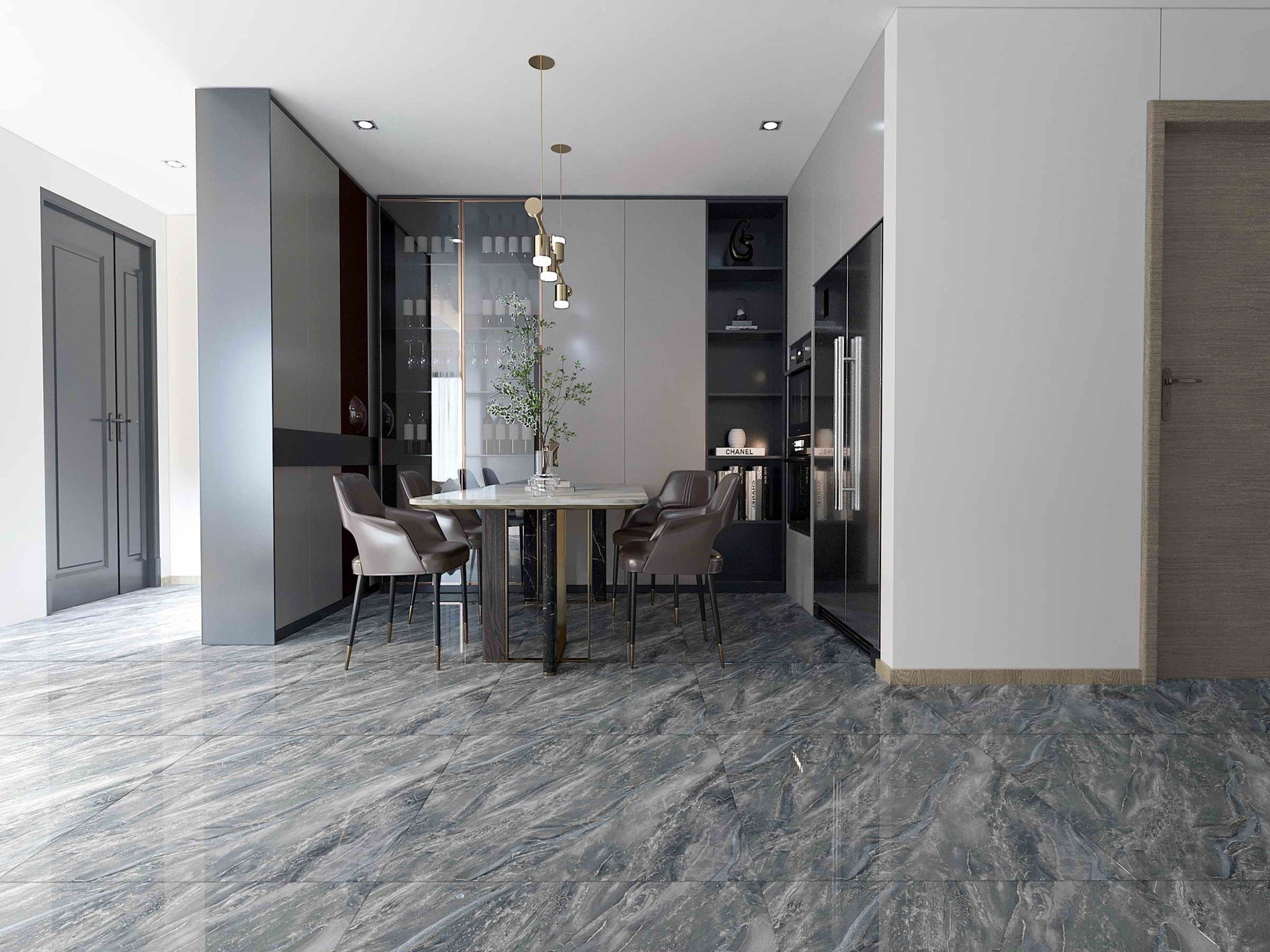 GẠCH PORCELAIN HOÀN MỸ 80×80 MÃ 34054 BÓNG - Daisan Store