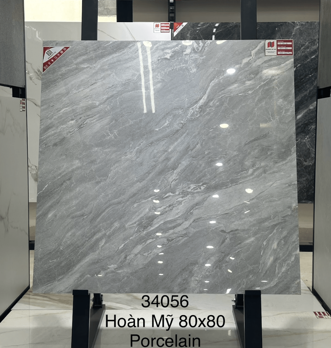 GẠCH PORCELAIN HOÀN MỸ 80×80 MÃ 34056 BÓNG - Daisan Store