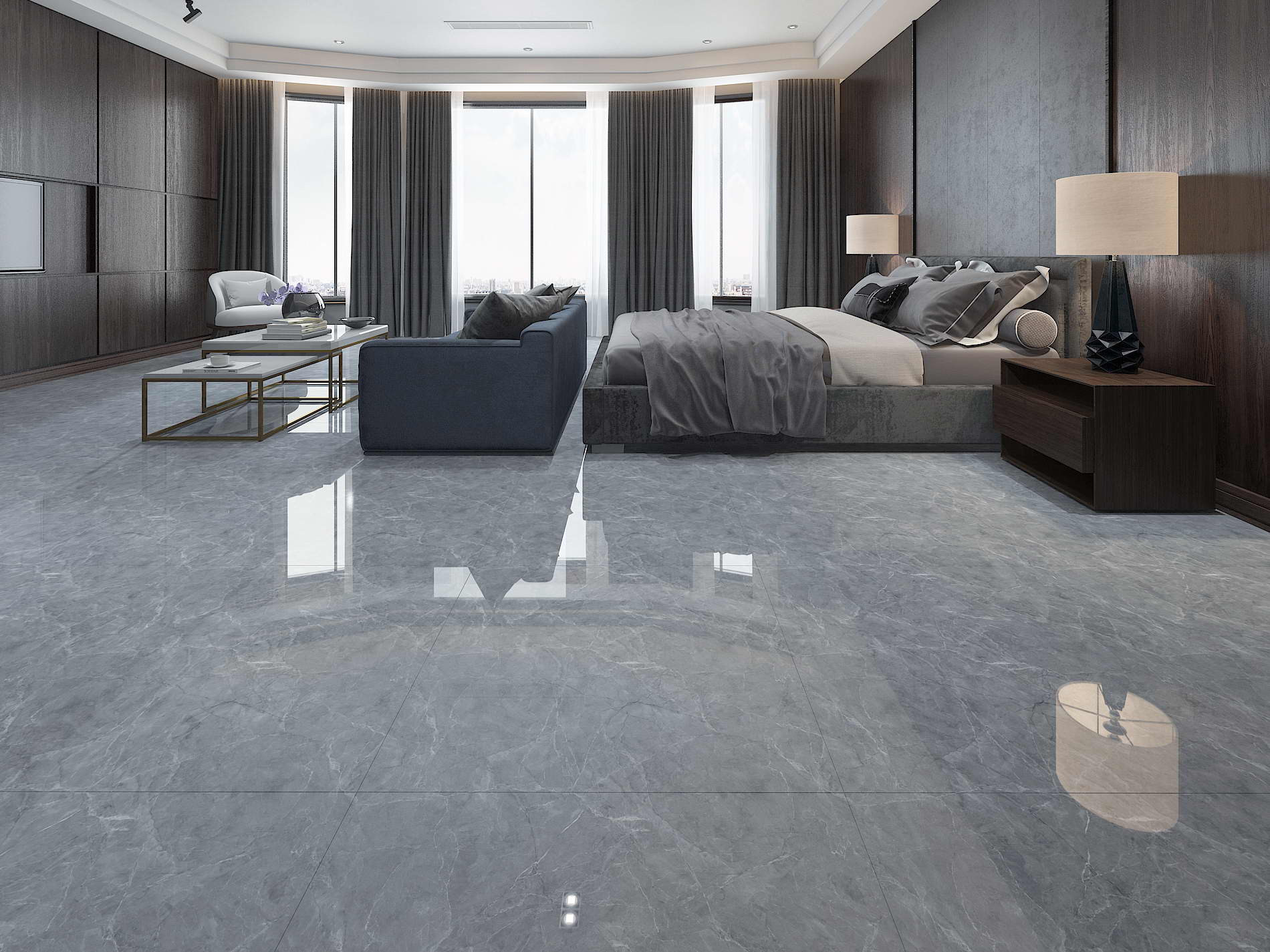 GẠCH PORCELAIN HOÀN MỸ 80×80 MÃ 34057 BÓNG - Daisan Store