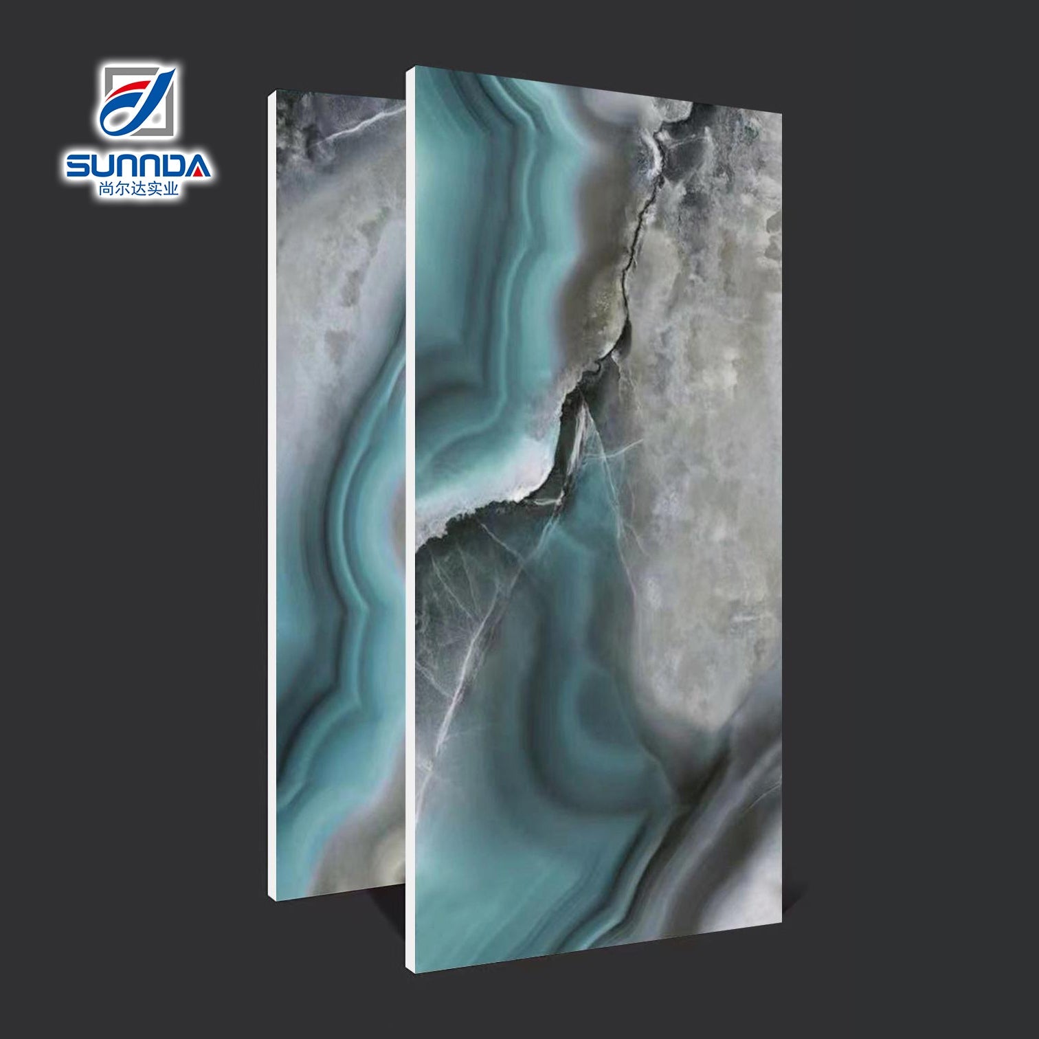 Gạch Porcelain Lát Sàn CHINA SUNNDA, Sản Xuất Tại Nhà Máy Phật Sơn, Loại Đồng Chất Vân Cẩm Thạch Cao Cấp, Bề Mặt Tráng Men Bóng Cao Đánh Bóng, Kích Thước 600x1200mm - Daisan Store