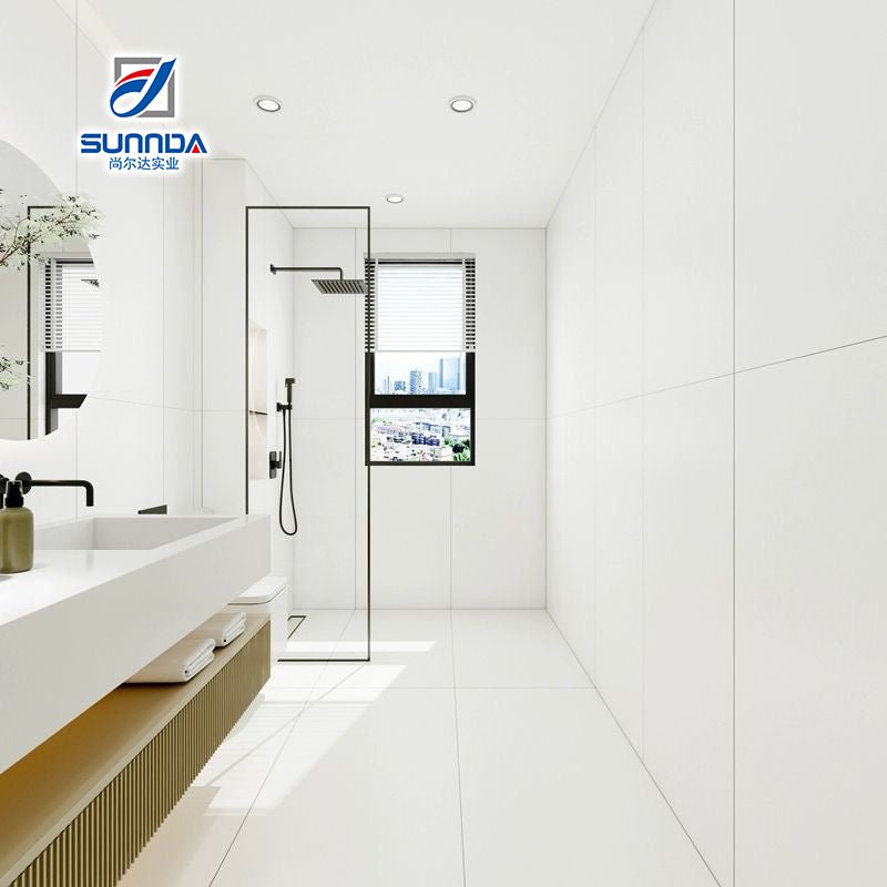 Gạch Porcelain Men Mờ Mềm Mại Dùng Lát Sàn Phòng Tắm, Vật Liệu Xây Dựng Chất Lượng Cao, Trang Trí Nhà Cửa, Gạch Lát Sàn Nhẵn - Daisan Store