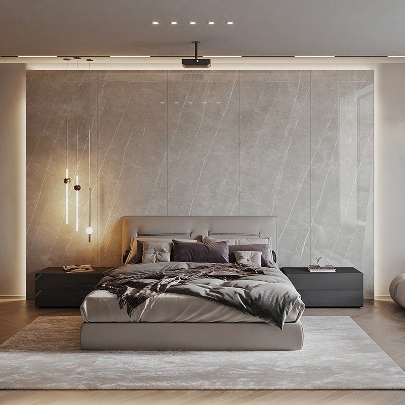 Gạch Porcelain Ốp Sàn Tường Đá Nung Kết Trắng Bóng, Họa Tiết Liền Mạch Vô Tận, Giá Rẻ Bán Sỉ 800x2600mm - Daisan Store