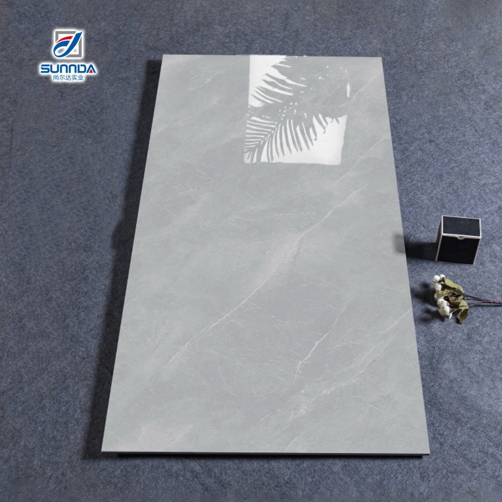 Gạch Porcelain Tráng Men Đánh Bóng Siêu Bóng 60x120CM Thiết Kế Vân Đá Marble Toàn Thân, Vật Liệu Xây Dựng, Gạch Lát Nền Phòng - Daisan Store