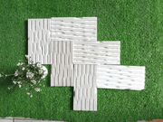 Gạch răng lược trắng sữa 10x20 - Daisan Store