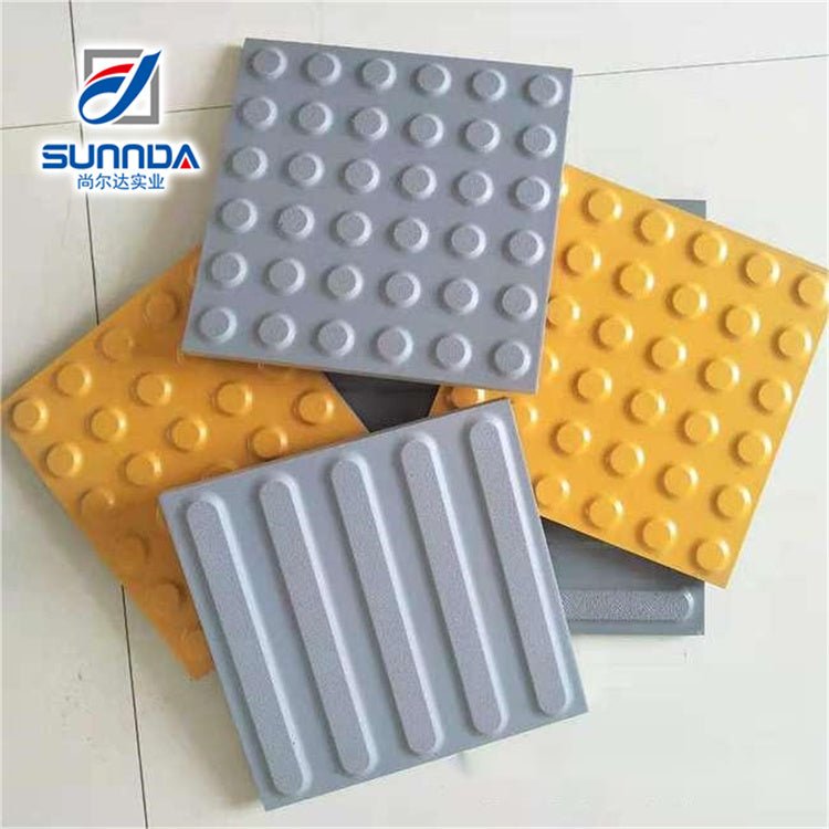 Gạch Sứ Đồng Chất Dẫn Hướng Ngoài Trời Dành Cho Người Khiếm Thị Foshan Tac Tiles, Họa Tiết Chấm Nổi Và Sọc Dẫn Hướng, Màu Thuần - Daisan Store