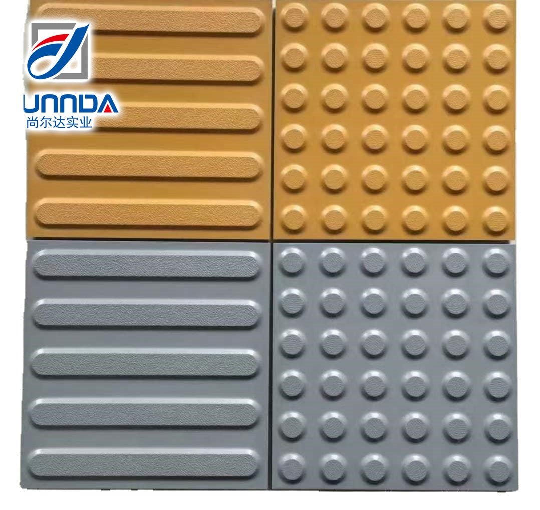 Gạch Sứ Đồng Chất Dẫn Hướng Ngoài Trời Dành Cho Người Khiếm Thị Foshan Tac Tiles, Họa Tiết Chấm Nổi Và Sọc Dẫn Hướng, Màu Thuần - Daisan Store
