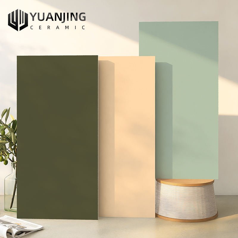 Gạch Sứ Lát Sàn Hiện Đại Kiểu Mới Quảng Đông Phật Sơn 600x1200mm Morandi Ánh Sáng Dịu Micro Dành Cho Bếp và Phòng Khách - Daisan Store