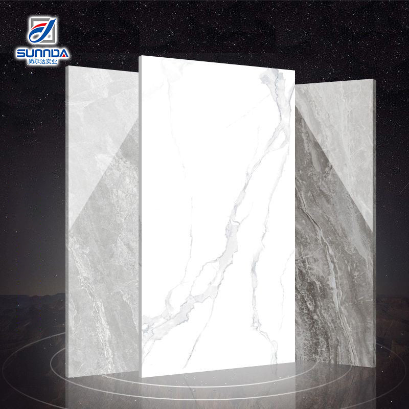 Gạch Sứ Porcelain Lát Sàn Bóng Tráng Men Cao Cấp Vân Đá Cẩm Thạch - Daisan Store