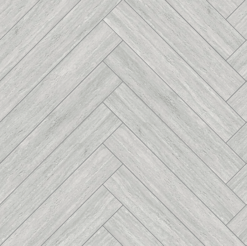 Gạch sứ vân đá tự nhiên 200x1200mm Merino Travertine màu xám dùng cho thiết kế nội thất, thương mại, phòng tắm, trung tâm thương mại - Daisan Store