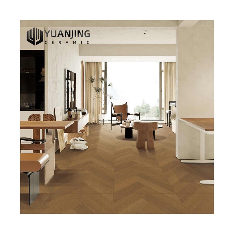 Gạch Sứ Vân Gỗ Lát Sàn Chống Trượt Thiết Kế Kiểu Pháp Cổ Điển Cho Bếp Phòng Tắm Tùy Chỉnh 800x800mm - Daisan Store