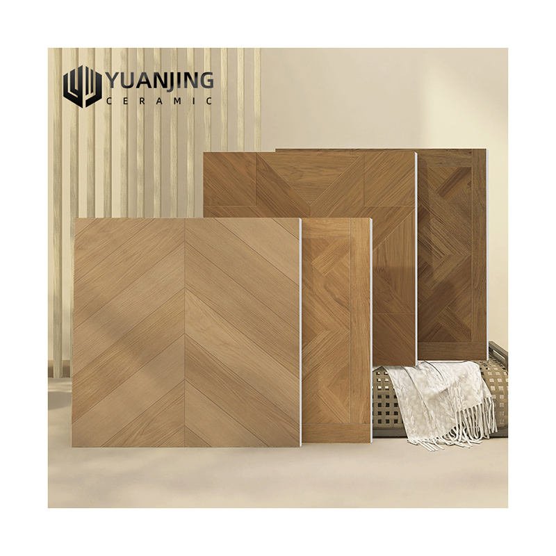 Gạch Sứ Vân Gỗ Lát Sàn Chống Trượt Thiết Kế Kiểu Pháp Cổ Điển Cho Bếp Phòng Tắm Tùy Chỉnh 800x800mm - Daisan Store