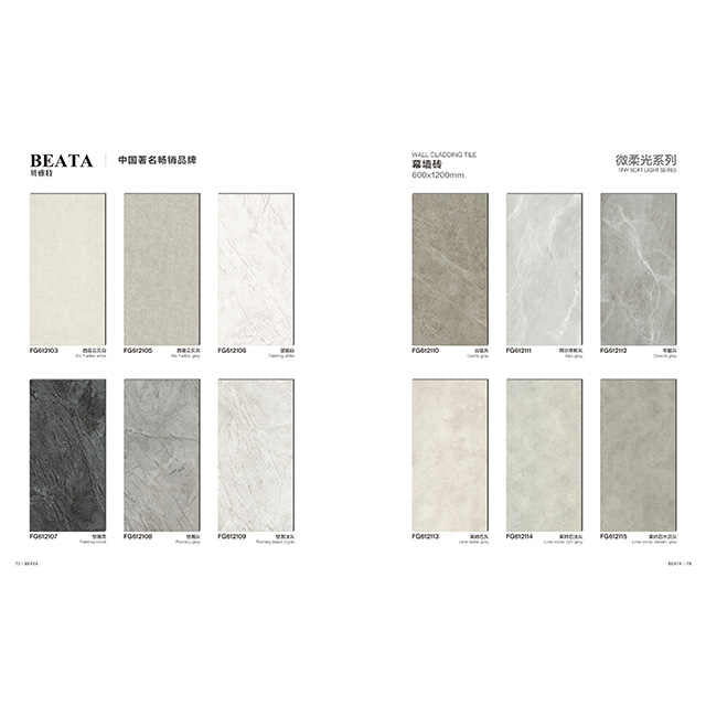 Gạch sứ/gốm tráng men cổ điển hiện đại màu xám được sơn cho tường ngoài trời và sàn lát gạch chịu lửa - Daisan Store