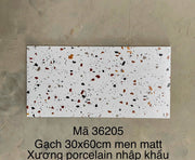 Gạch Terrazo porcelain men matt 300x600mm (36205) (1h/1.44m/8v) - Daisan Store