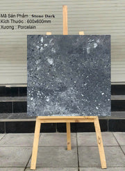 Gạch Terrazzo Ấn Độ KT 600x600mm Stone Dark - Daisan Store