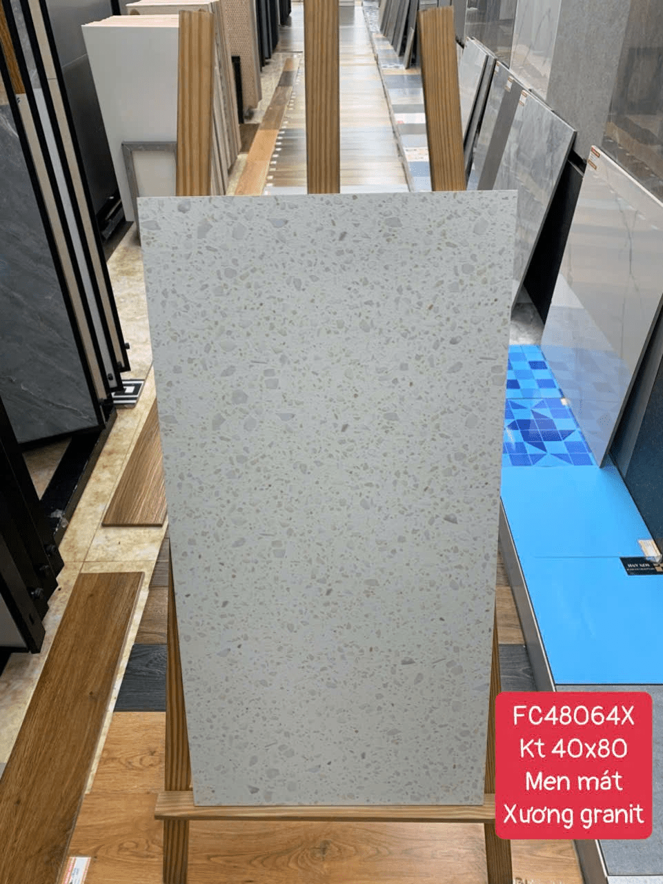 Gạch Terrazzo men matt xương granite 40x80 FC48064X - Daisan Store