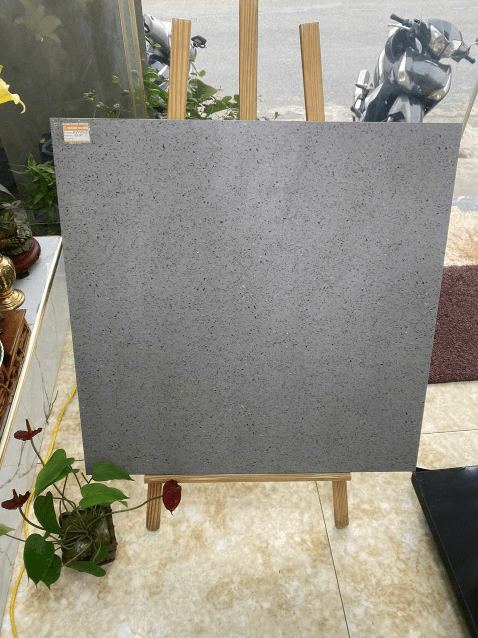 Gạch Terrazzo men matt xương muối tiêu 80x80 88306 - Daisan Store