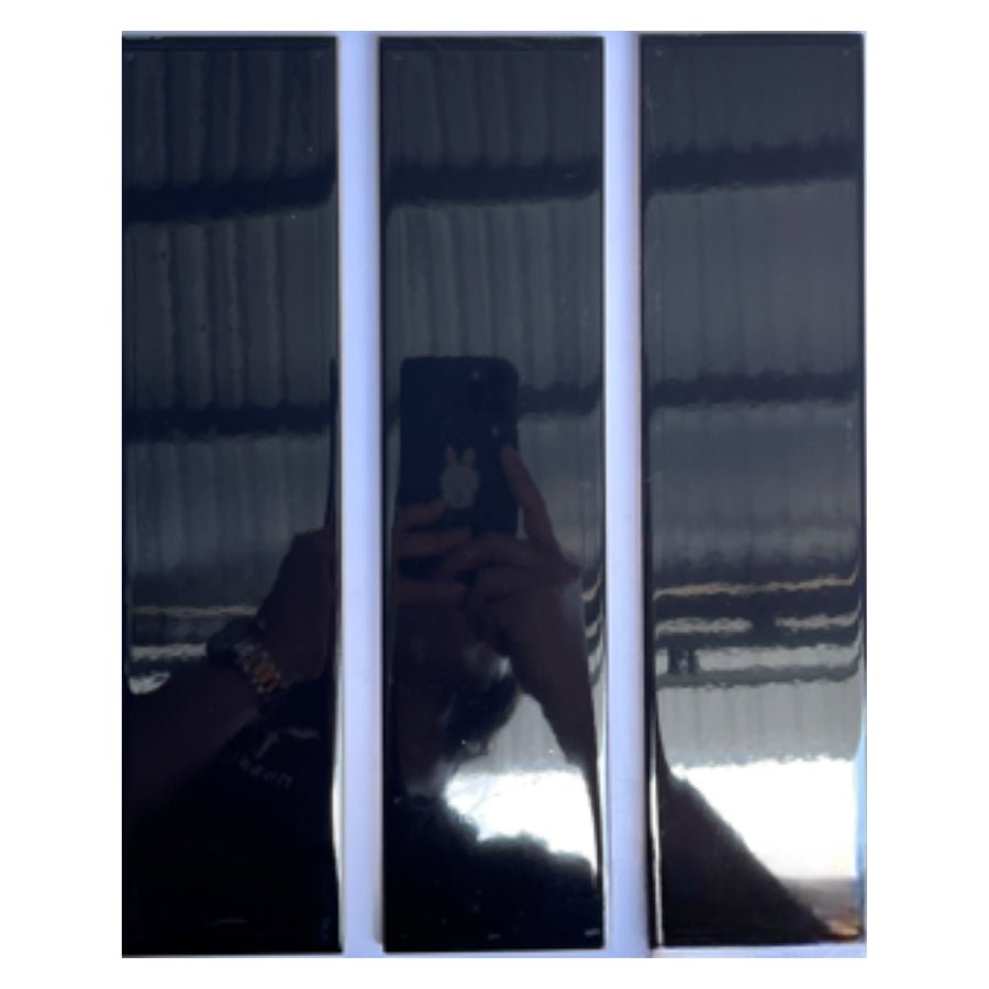 Gạch Thẻ 75x300mm Đen Bóng Phẳng 75307B - Daisan Store