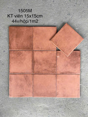 Gạch thẻ cam men mờ KT 150x150mm (1h/1m/44v/17.5kg)1505M - Daisan Store