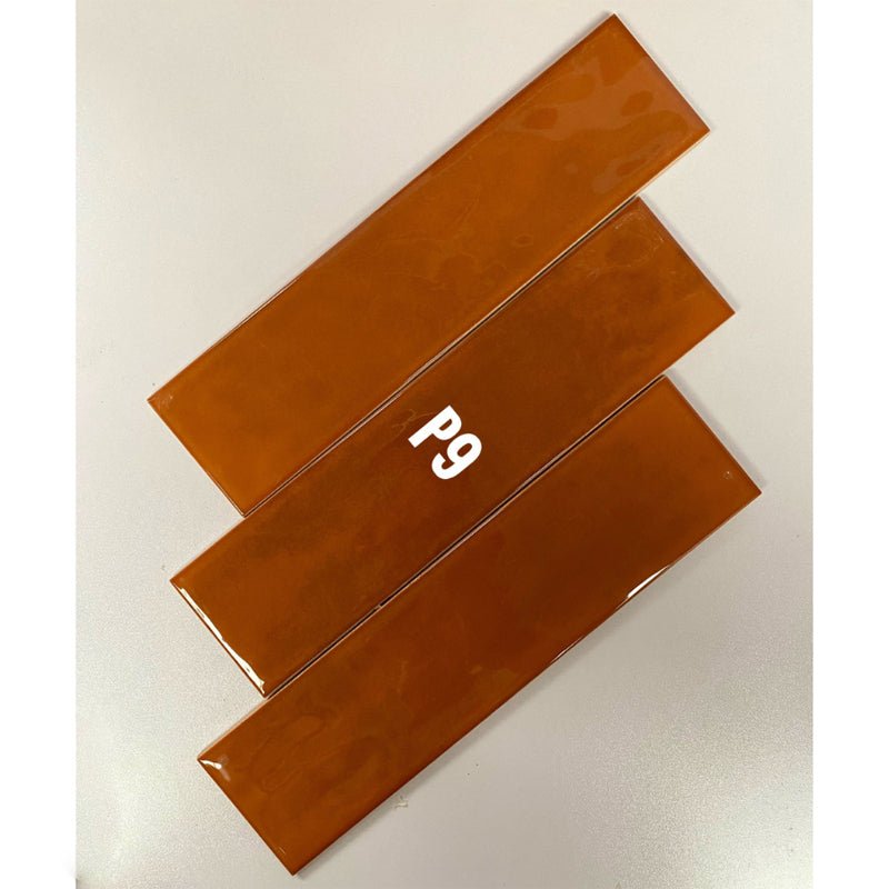 Gạch thẻ cam nâu bóng lượn mặt 75x300mm M7532P9 - Daisan Store