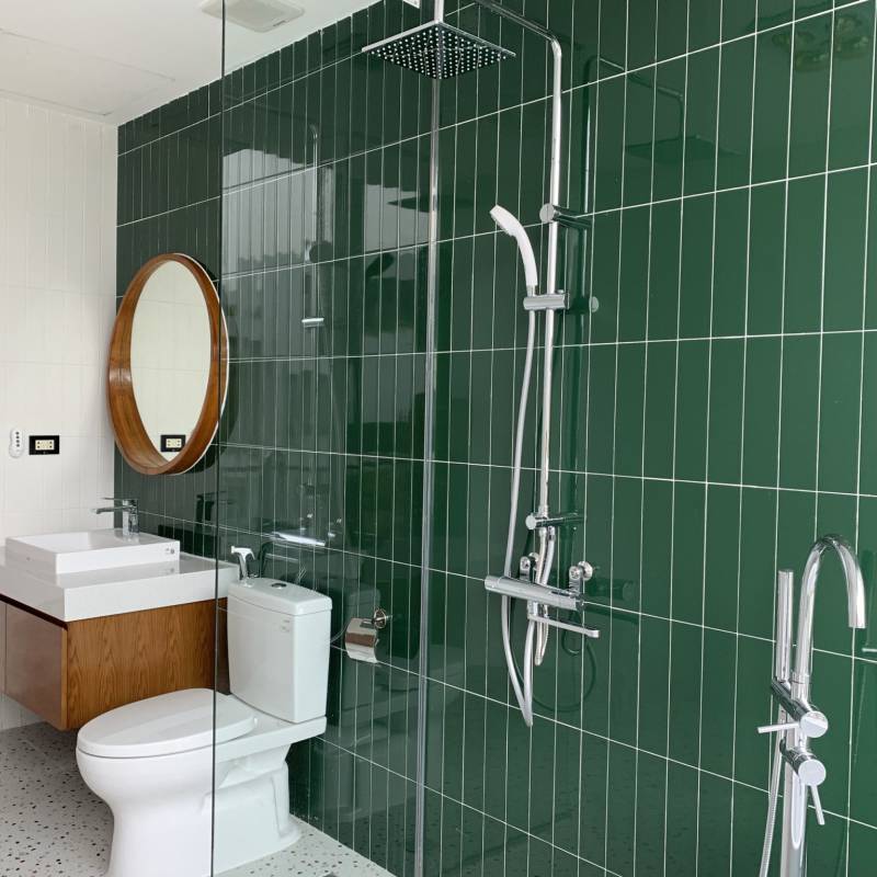 Gạch thẻ cao cấp xanh bóng phẳng KT 75x300mm PSTA75312 - Daisan Store