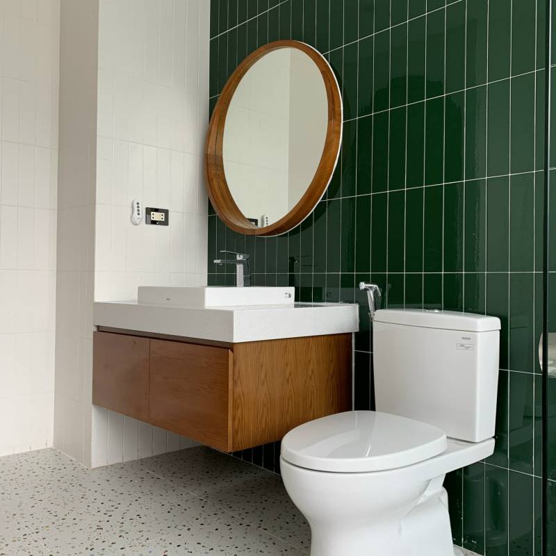 Gạch thẻ cao cấp xanh bóng phẳng KT 75x300mm PSTA75312 - Daisan Store