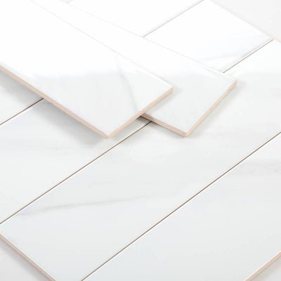 Gạch thẻ carara bóng phẳng 100x400 mã M1420K - Daisan Store