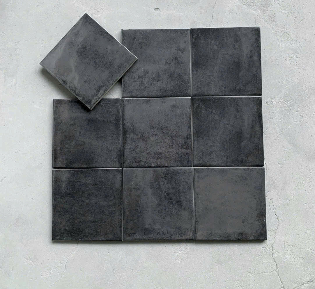 Gạch thẻ đen mờ phẳng LAN1508M KT 15x15cm - Daisan Store