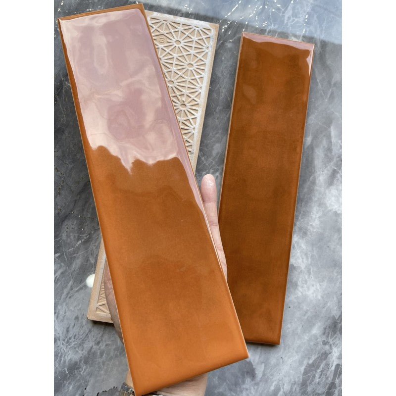 Gạch Thẻ Gợn Sóng 75x300 Màu Cam 7532P9 - Daisan Store