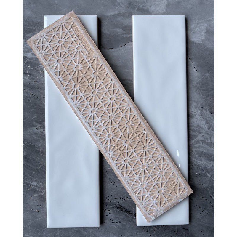 Gạch Thẻ Gợn Sóng 75x300 Màu Trắng 7532P0 - Daisan Store