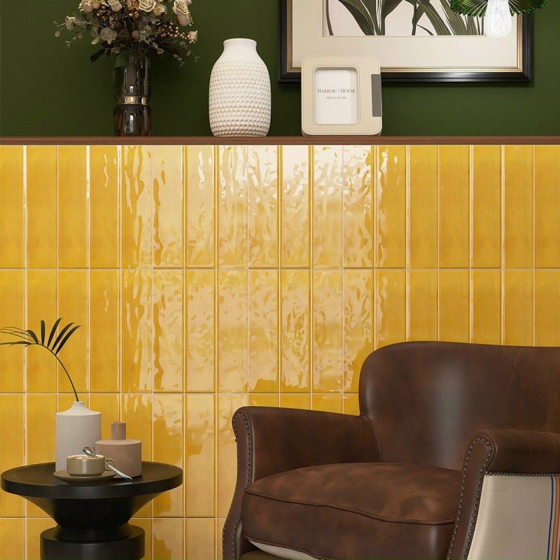 Gạch Thẻ Gợn Sóng 75x300 Màu Vàng 7532P8 - Daisan Store