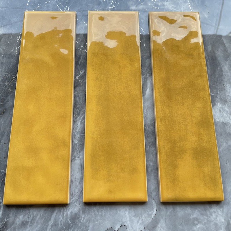 Gạch Thẻ Gợn Sóng 75x300 Màu Vàng 7532P8 - Daisan Store