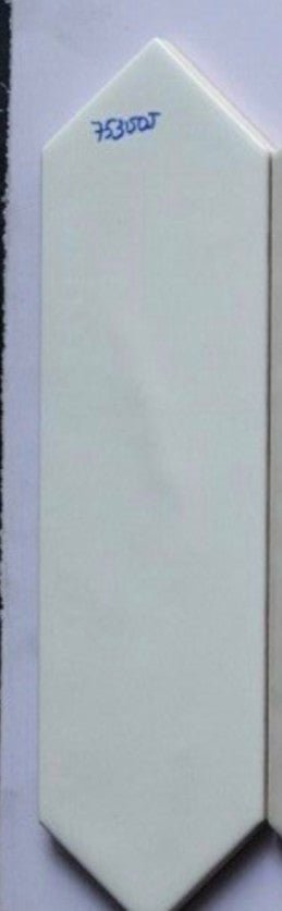 Gạch thẻ khuôn trắng bóng 4 cạnh hai bên KT 75x300mm M75300J - Daisan Store