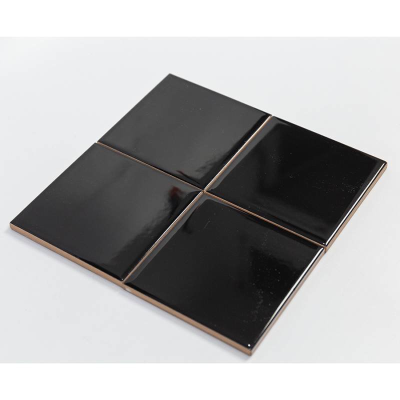 Gạch thẻ KT 100x100mm đen bóng phẳng M1107 - Daisan Store