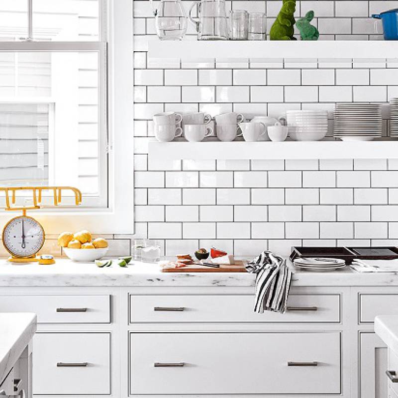 Gạch thẻ KT 75x150mm trắng bóng phẳng STA75150 - Daisan Store