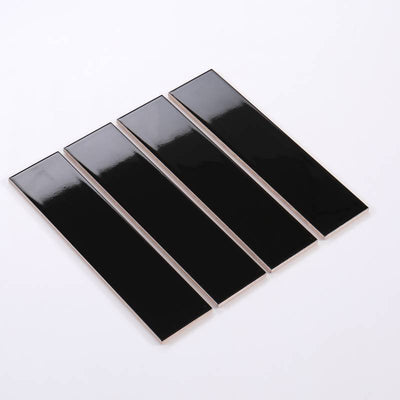 Gạch thẻ loại ưu đen bóng phẳng KT 75x300mm PSTA75307 (1h/1.125m/50v)