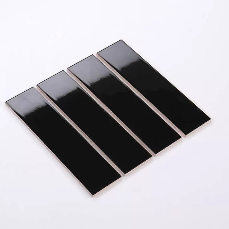 Gạch thẻ loại ưu đen bóng phẳng KT 75x300mm STA75307_S - Daisan Store