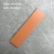 Gạch thẻ màu cam nâu men matt 75*300mm (M75319ZY) - Daisan Store