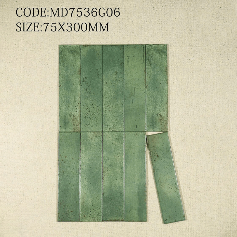 Gạch thẻ nhập khẩu KT 75x300mm men Sugar MD7536G06 - Daisan Store