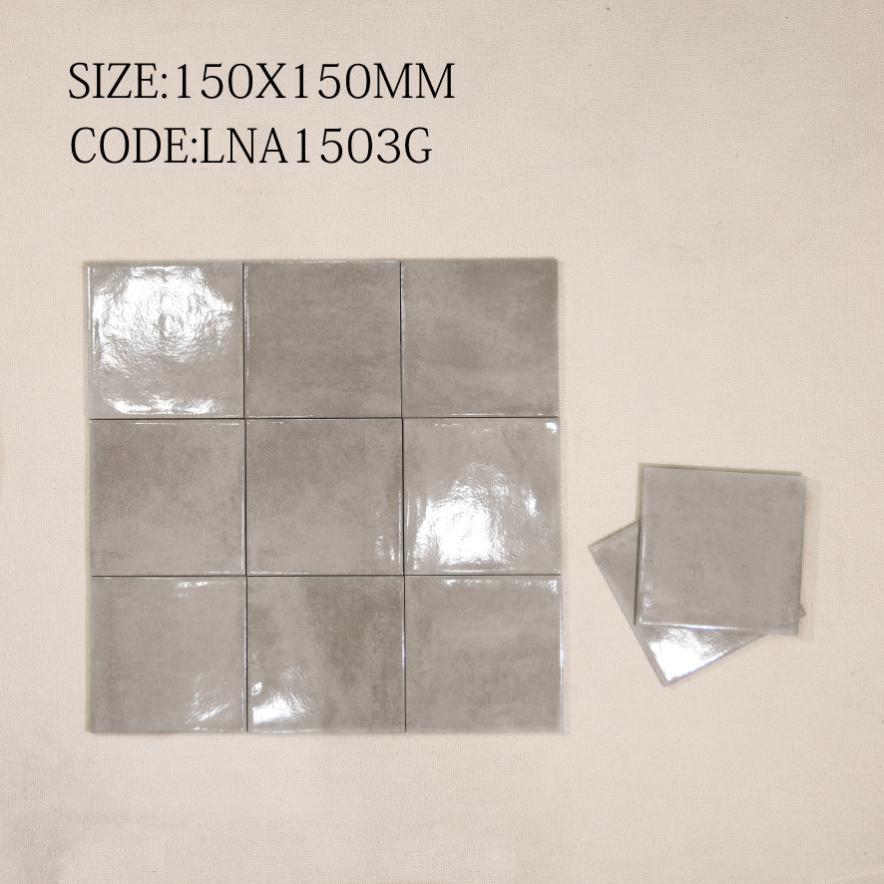 Gạch thẻ Porcelain bóng lượn KT 150x150mm mã LNA1503G - Daisan Store