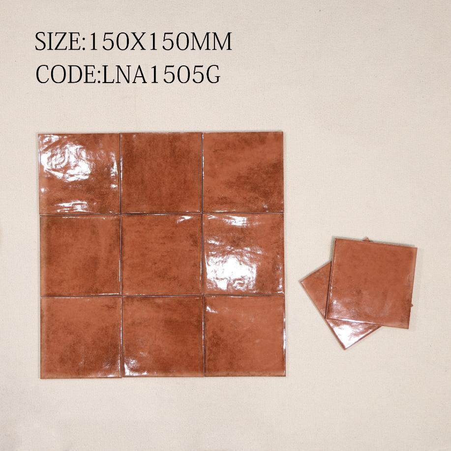 Gạch thẻ Porcelain bóng lượn KT 150x150mm mã LNA1505G - Daisan Store