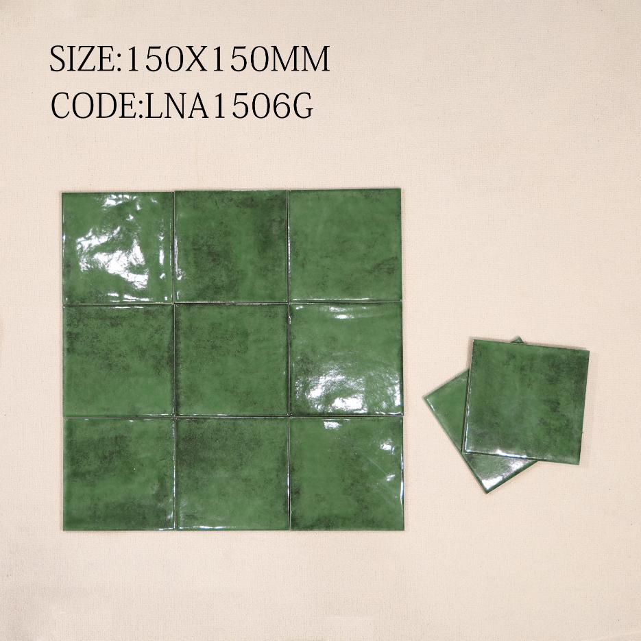 Gạch thẻ Porcelain bóng lượn KT 150x150mm mã LNA1506G - Daisan Store