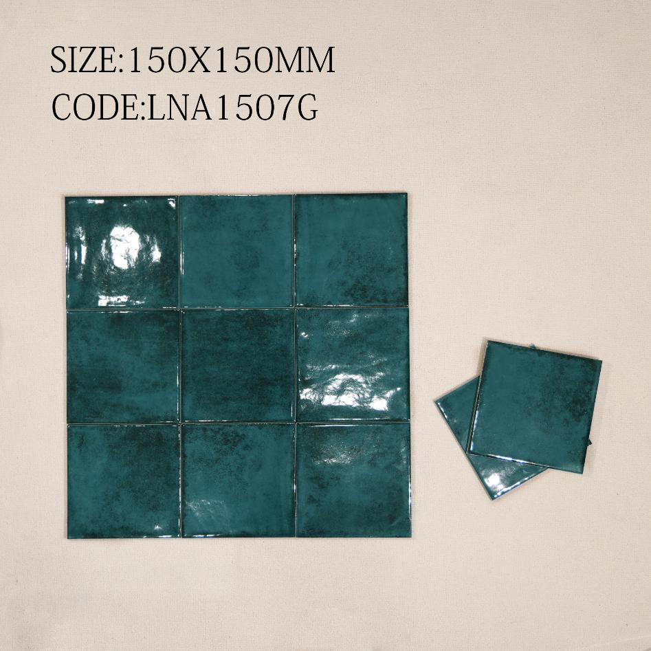 Gạch thẻ Porcelain bóng lượn KT 150x150mm mã LNA1507G - Daisan Store