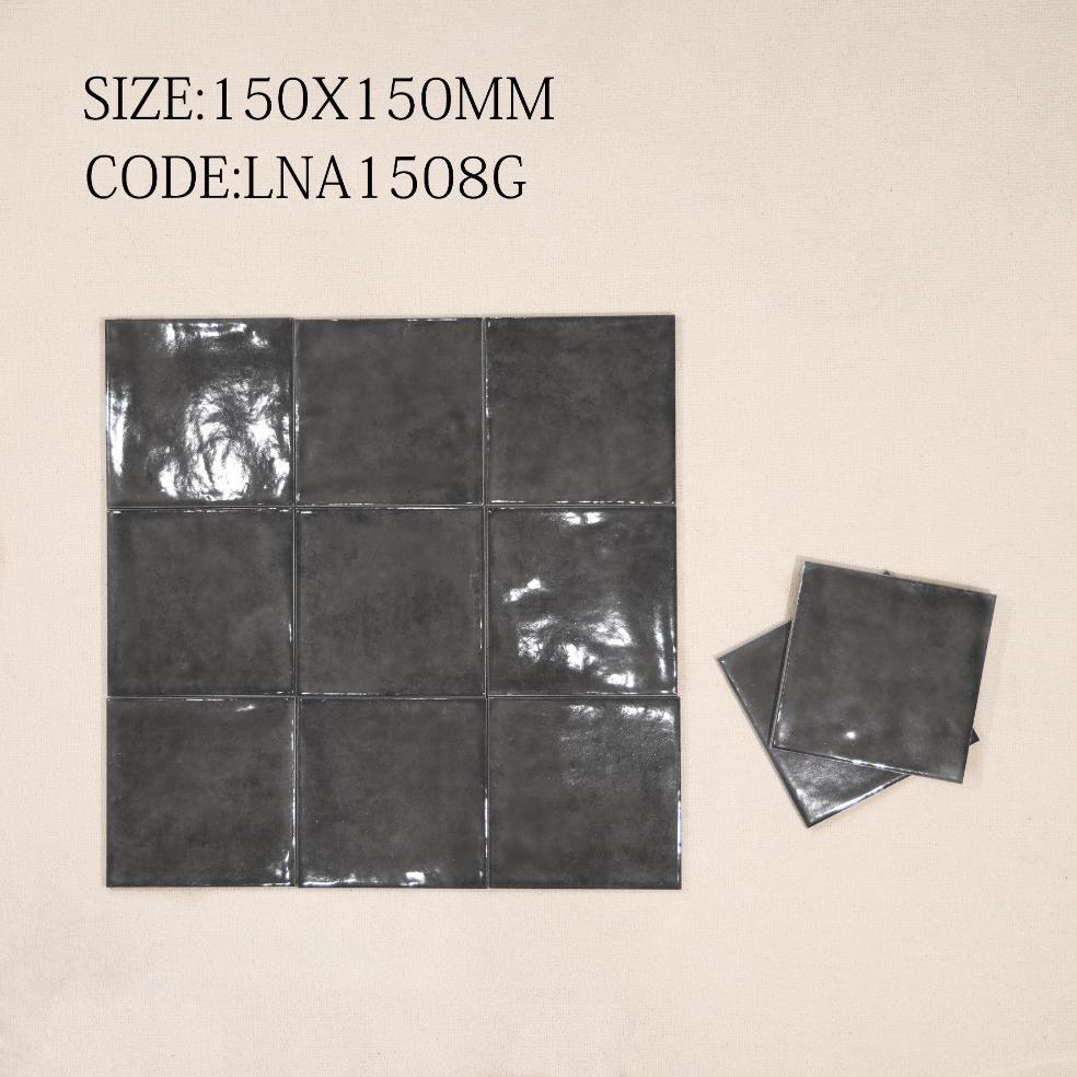 Gạch thẻ Porcelain bóng lượn KT 150x150mm mã LNA1508G - Daisan Store