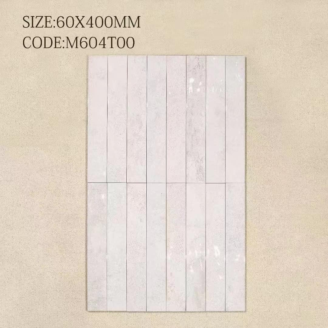 Gạch thẻ Porcelain bóng phẳng KT 60x400mm mã M604T00 - Daisan Store