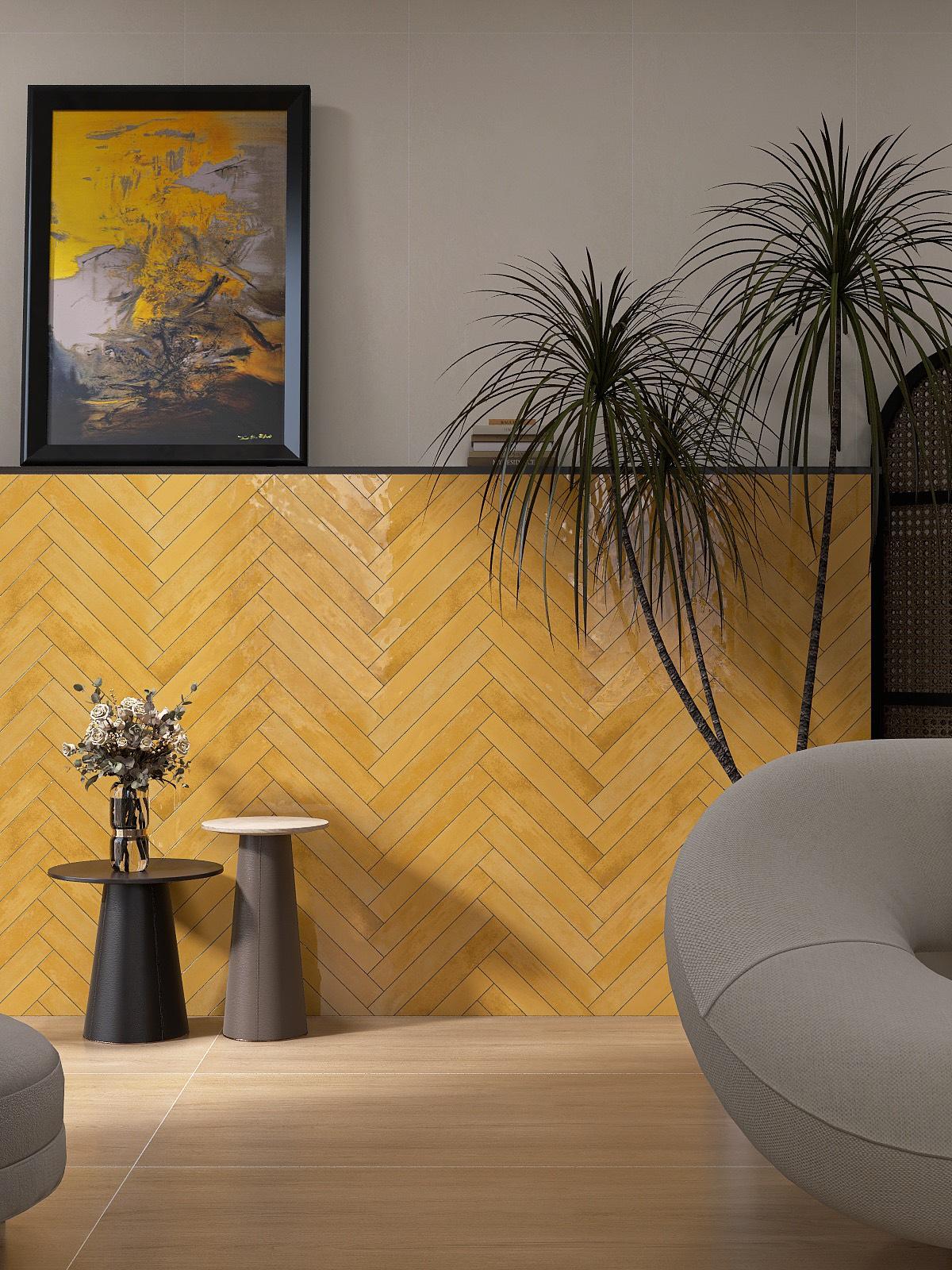 Gạch thẻ Porcelain bóng phẳng KT 60x400mm mã M604T04B - Daisan Store