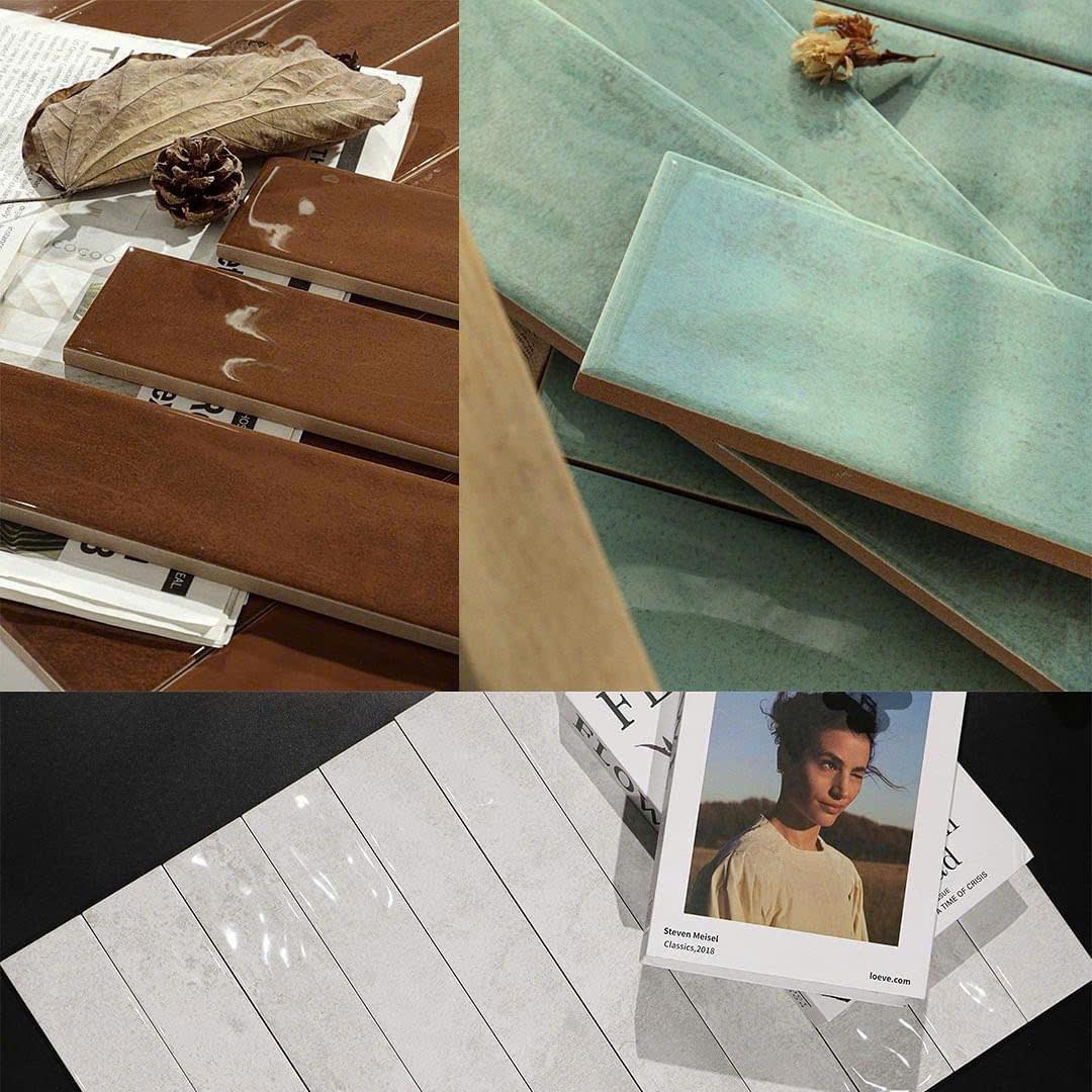 Gạch thẻ Porcelain bóng phẳng KT 60x400mm mã M604T22 - Daisan Store