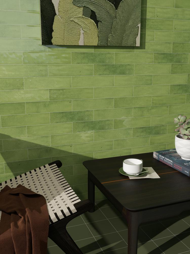 Gạch thẻ Porcelain men bóng KT 75x300mm MDL7537C03 - Daisan Store