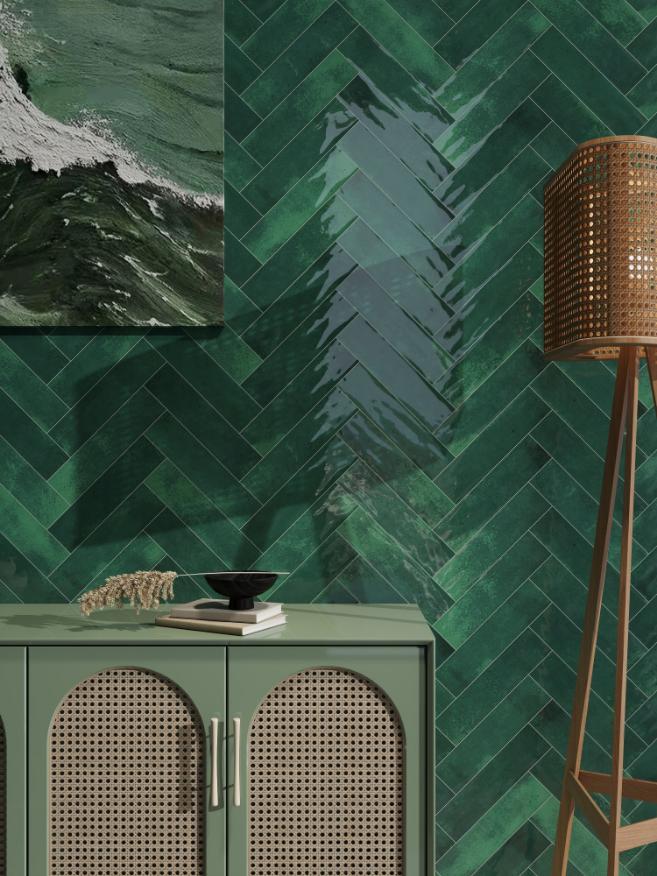 Gạch thẻ Porcelain men bóng KT 75x300mm MDL7537C06 - Daisan Store